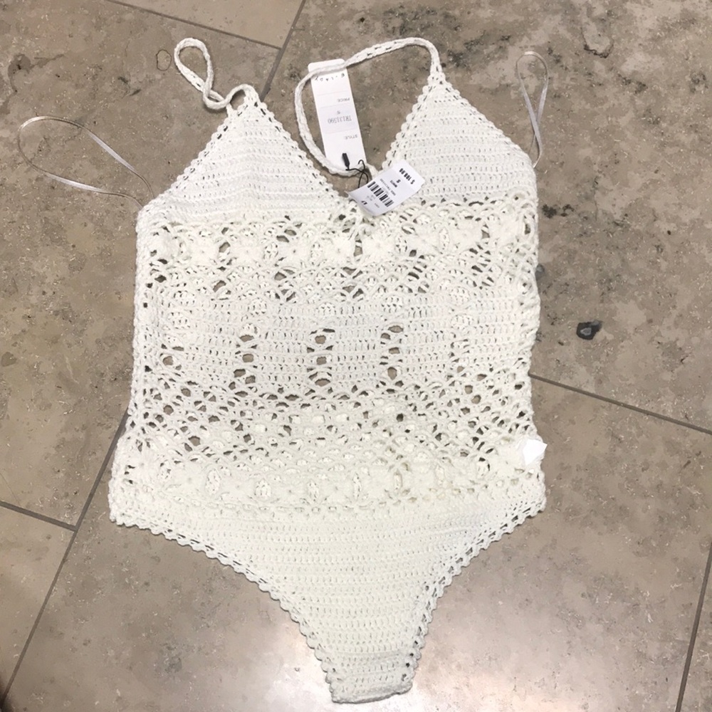 Crochet swim coverup